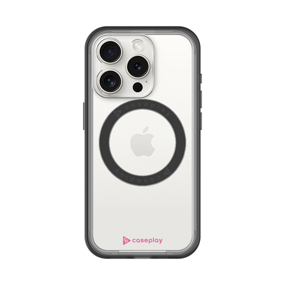 スリムプロテクションプレミアムケース with MagSafe［ オリジナル - caseplayロゴ - ピンク/A ］