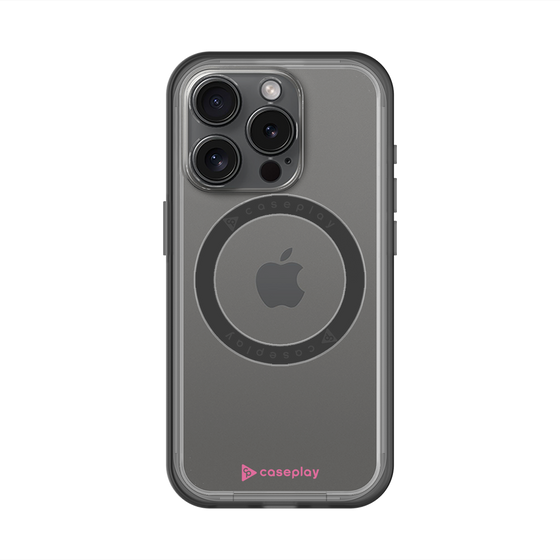スリムプロテクションプレミアムケース with MagSafe［ オリジナル - caseplayロゴ - ピンク/A ］