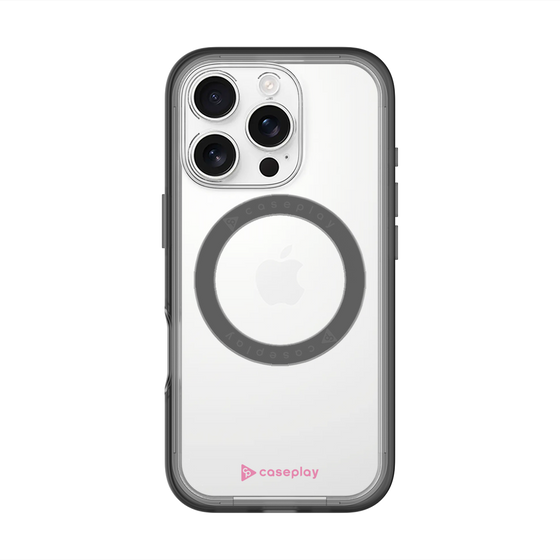 スリムプロテクションプレミアムケース with MagSafe［ オリジナル - caseplayロゴ - ピンク/A ］