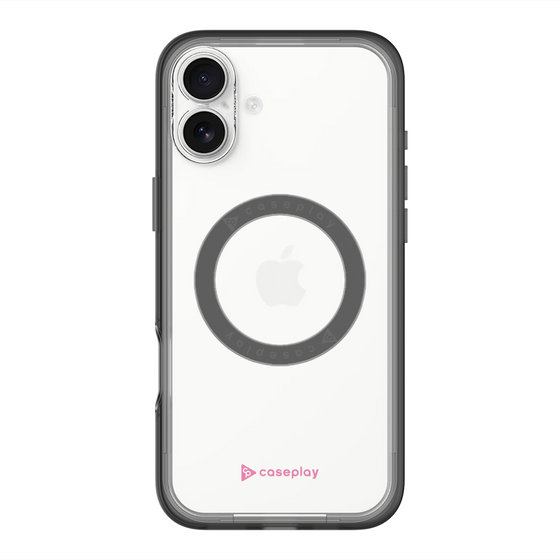 スリムプロテクションプレミアムケース with MagSafe［ オリジナル - caseplayロゴ - ピンク/A ］