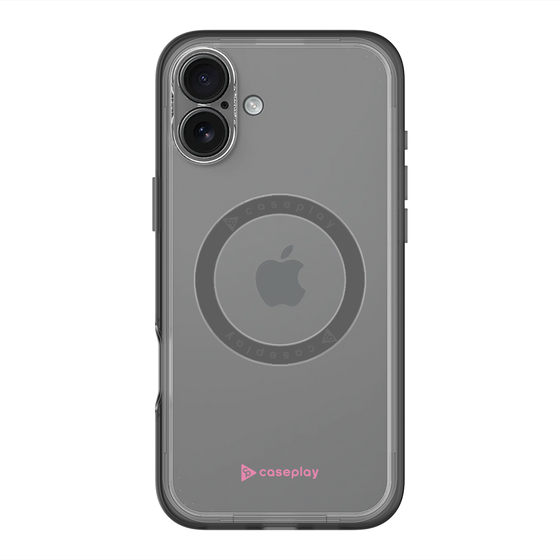 スリムプロテクションプレミアムケース with MagSafe［ オリジナル - caseplayロゴ - ピンク/A ］