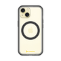スリムプロテクションプレミアムケース with MagSafe［ オリジナル - caseplayロゴ - イエロー/A ］