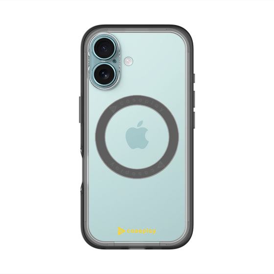スリムプロテクションプレミアムケース with MagSafe［ オリジナル - caseplayロゴ - イエロー/A ］