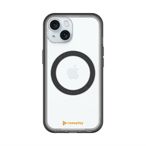 スリムプロテクションプレミアムケース with MagSafe［ オリジナル - caseplayロゴ - オレンジ/A ］