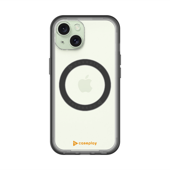 スリムプロテクションプレミアムケース with MagSafe［ オリジナル - caseplayロゴ - オレンジ/A ］
