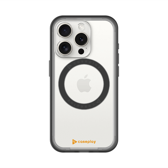スリムプロテクションプレミアムケース with MagSafe［ オリジナル - caseplayロゴ - オレンジ/A ］
