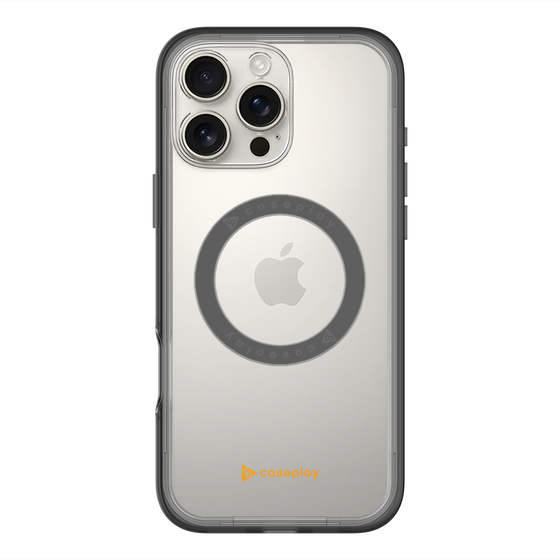 スリムプロテクションプレミアムケース with MagSafe［ オリジナル - caseplayロゴ - オレンジ/A ］