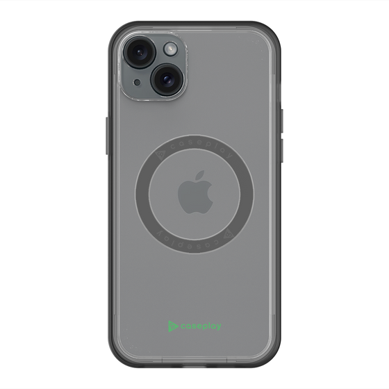 スリムプロテクションプレミアムケース with MagSafe［ オリジナル - caseplayロゴ - グリーン/A ］