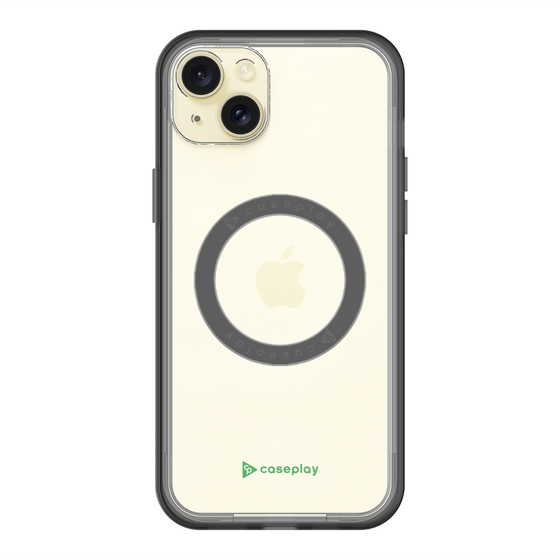 スリムプロテクションプレミアムケース with MagSafe［ オリジナル - caseplayロゴ - グリーン/A ］