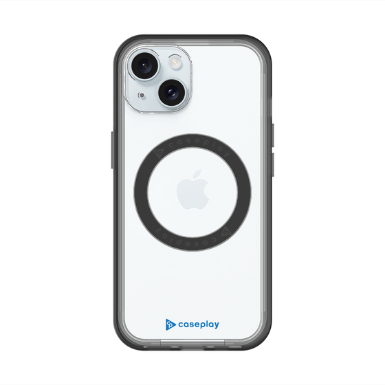 スリムプロテクションプレミアムケース with MagSafe［ オリジナル - caseplayロゴ - ブルー/A ］