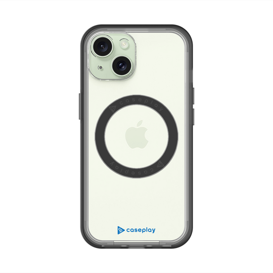 スリムプロテクションプレミアムケース with MagSafe［ オリジナル - caseplayロゴ - ブルー/A ］