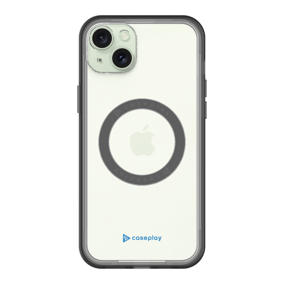 スリムプロテクションプレミアムケース with MagSafe［ オリジナル - caseplayロゴ - ブルー/A ］