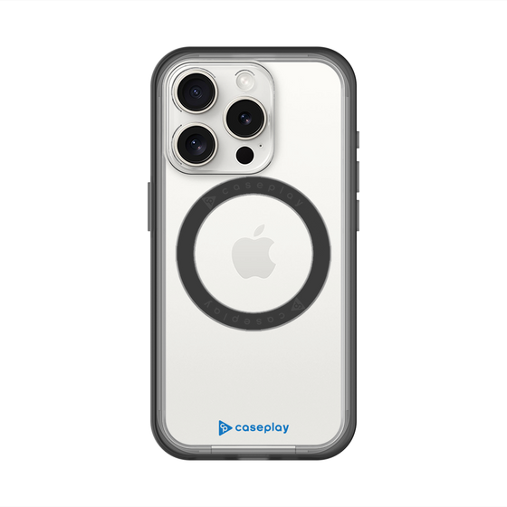 スリムプロテクションプレミアムケース with MagSafe［ オリジナル - caseplayロゴ - ブルー/A ］