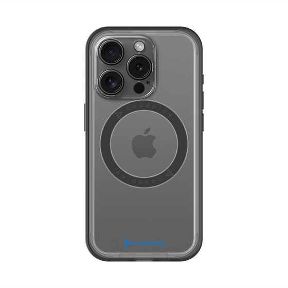 スリムプロテクションプレミアムケース with MagSafe［ オリジナル - caseplayロゴ - ブルー/A ］