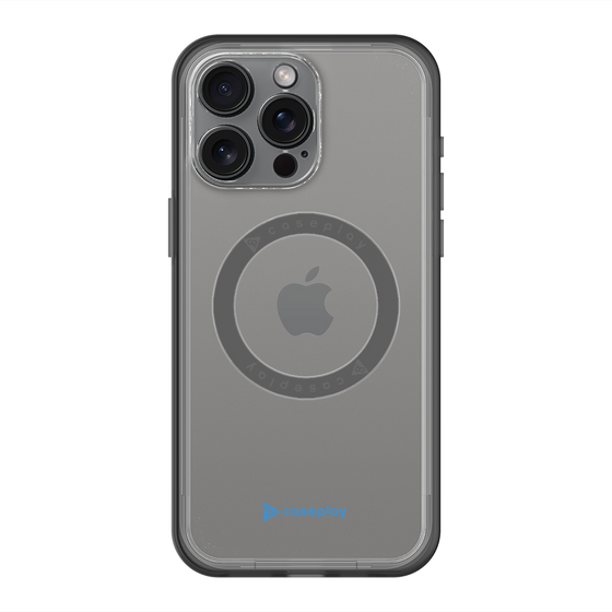 スリムプロテクションプレミアムケース with MagSafe［ オリジナル - caseplayロゴ - ブルー/A ］