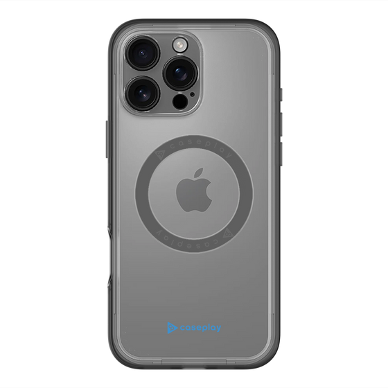 スリムプロテクションプレミアムケース with MagSafe［ オリジナル - caseplayロゴ - ブルー/A ］