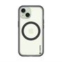 スリムプロテクションプレミアムケース with MagSafe［ オリジナル - caseplayロゴ - ブラック/B ］
