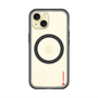 スリムプロテクションプレミアムケース with MagSafe［ オリジナル - caseplayロゴ - レッド/B ］