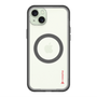 スリムプロテクションプレミアムケース with MagSafe［ オリジナル - caseplayロゴ - レッド/B ］
