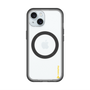 スリムプロテクションプレミアムケース with MagSafe［ オリジナル - caseplayロゴ - イエロー/B ］