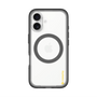 スリムプロテクションプレミアムケース with MagSafe［ オリジナル - caseplayロゴ - イエロー/B ］