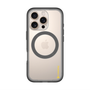 スリムプロテクションプレミアムケース with MagSafe［ オリジナル - caseplayロゴ - イエロー/B ］
