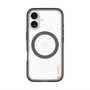 スリムプロテクションプレミアムケース with MagSafe［ オリジナル - caseplayロゴ - オレンジ/B ］