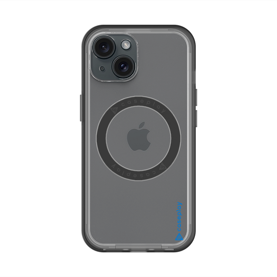 スリムプロテクションプレミアムケース with MagSafe［ オリジナル - caseplayロゴ - ブルー/B ］