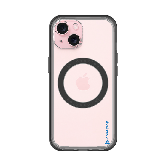 スリムプロテクションプレミアムケース with MagSafe［ オリジナル - caseplayロゴ - ブルー/B ］