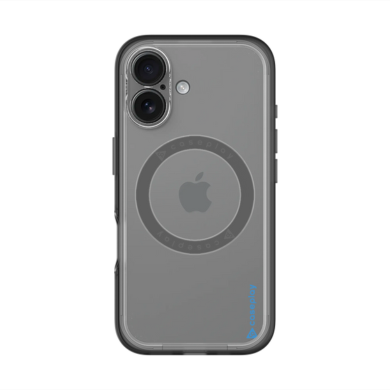 スリムプロテクションプレミアムケース with MagSafe［ オリジナル - caseplayロゴ - ブルー/B ］