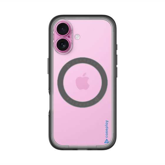 スリムプロテクションプレミアムケース with MagSafe［ オリジナル - caseplayロゴ - ブルー/B ］