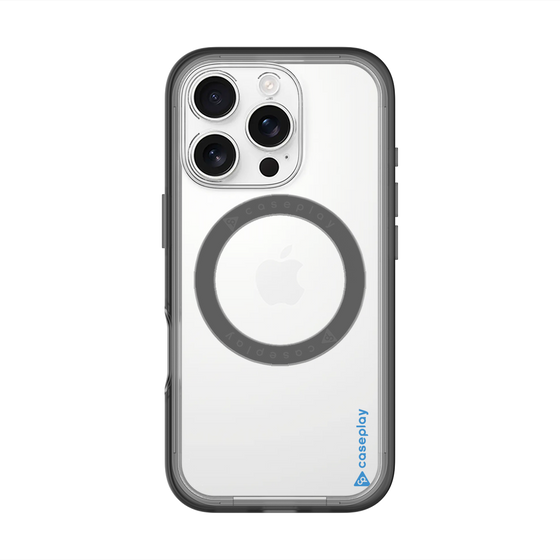 スリムプロテクションプレミアムケース with MagSafe［ オリジナル - caseplayロゴ - ブルー/B ］