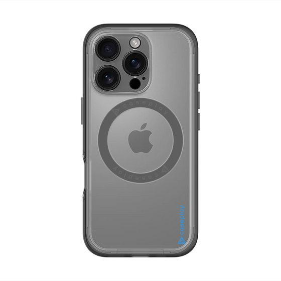 スリムプロテクションプレミアムケース with MagSafe［ オリジナル - caseplayロゴ - ブルー/B ］