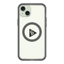 スリムプロテクションプレミアムケース with MagSafe［ オリジナル - caseplayロゴ - ブラック/C ］