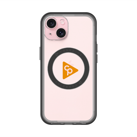 スリムプロテクションプレミアムケース with MagSafe［ オリジナル - caseplayロゴ - オレンジ/C ］