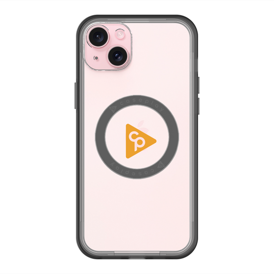 スリムプロテクションプレミアムケース with MagSafe［ オリジナル - caseplayロゴ - オレンジ/C ］