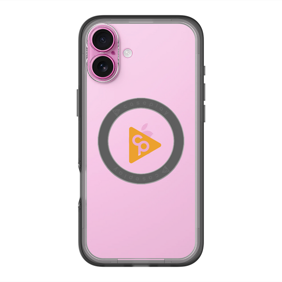 スリムプロテクションプレミアムケース with MagSafe［ オリジナル - caseplayロゴ - オレンジ/C ］