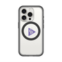 スリムプロテクションプレミアムケース with MagSafe［ オリジナル - caseplayロゴ - パープル/C ］