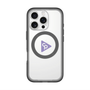 スリムプロテクションプレミアムケース with MagSafe［ オリジナル - caseplayロゴ - パープル/C ］