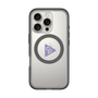 スリムプロテクションプレミアムケース with MagSafe［ オリジナル - caseplayロゴ - パープル/C ］