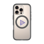 スリムプロテクションプレミアムケース with MagSafe［ オリジナル - caseplayロゴ - パープル/C ］