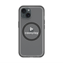 スリムプロテクションプレミアムケース with MagSafe［ オリジナル - caseplayロゴ - ホワイト/D ］