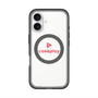 スリムプロテクションプレミアムケース with MagSafe［ オリジナル - caseplayロゴ - レッド/D ］