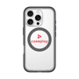 スリムプロテクションプレミアムケース with MagSafe［ オリジナル - caseplayロゴ - レッド/D ］