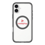 スリムプロテクションプレミアムケース with MagSafe［ オリジナル - caseplayロゴ - レッド/D ］