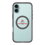 スリムプロテクションプレミアムケース with MagSafe［ オリジナル - caseplayロゴ - レッド/D ］