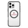 スリムプロテクションプレミアムケース with MagSafe［ オリジナル - caseplayロゴ - レッド/D ］