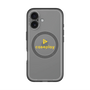 スリムプロテクションプレミアムケース with MagSafe［ オリジナル - caseplayロゴ - イエロー/D ］