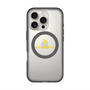 スリムプロテクションプレミアムケース with MagSafe［ オリジナル - caseplayロゴ - イエロー/D ］