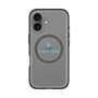 スリムプロテクションプレミアムケース with MagSafe［ オリジナル - caseplayロゴ - ライトブルー/D ］